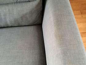 Freecycle Sky blue 2 seater sofa, professionally cleaned. Good condition