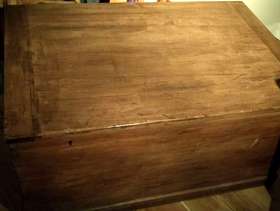 Freecycle Victorian (?) wooden chest