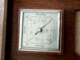 Freecycle Old wooden barometer