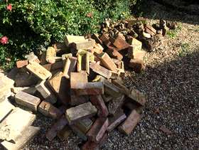 Freecycle Bricks and flint and concrete