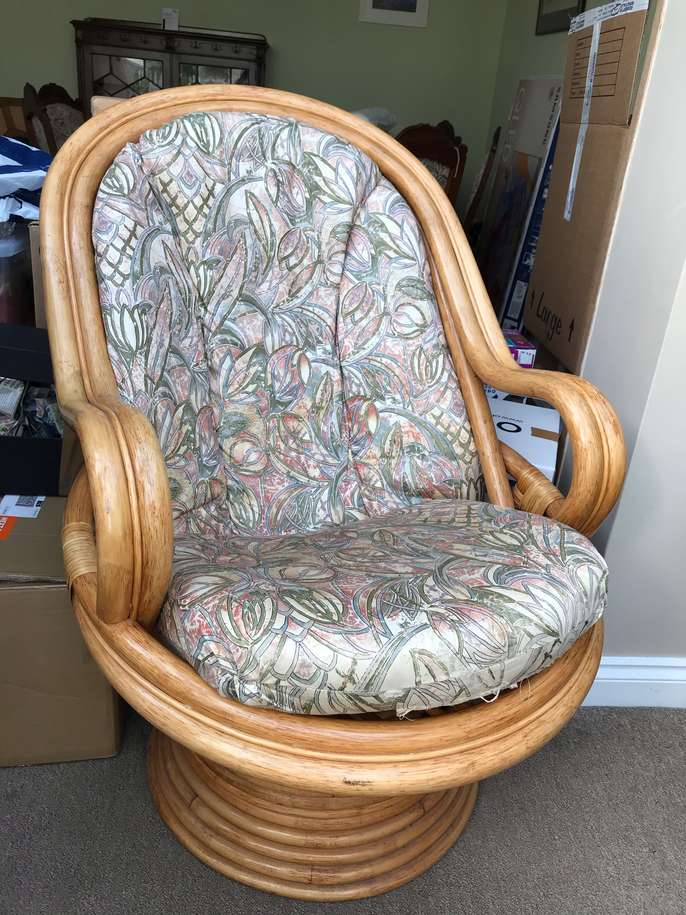 FreelyWheely Bamboo Rocking Chair