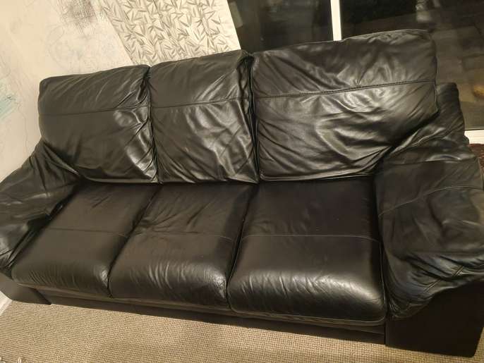 FreelyWheely 2 three seater sofas . Free to collect