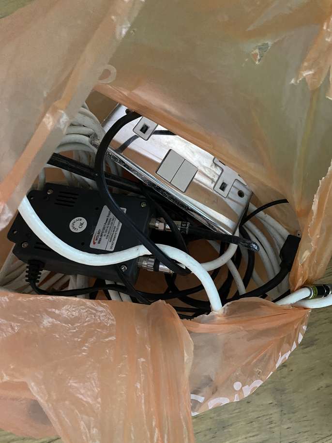 FreelyWheely OLD WIRES ETC for recycling?