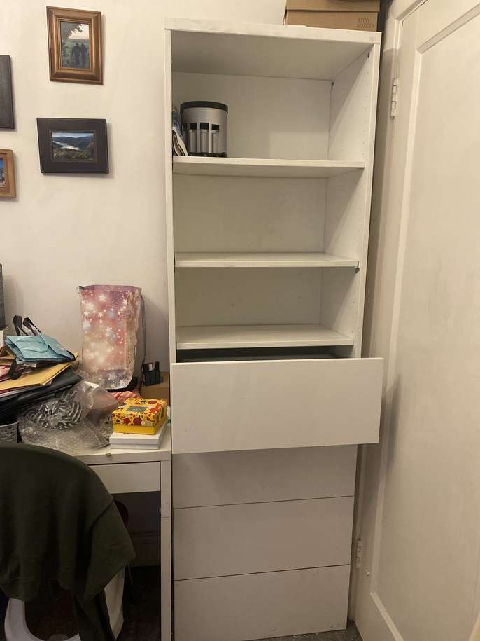 FreelyWheely IKEA Storage Unit with drawers