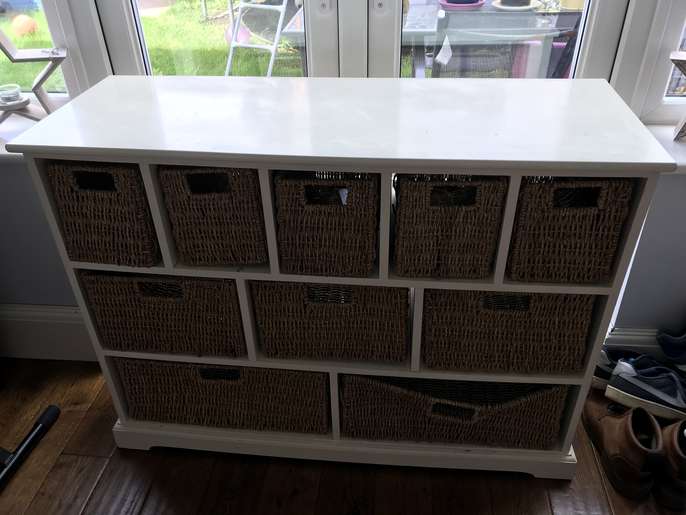 FreelyWheely Seagrass basket storage