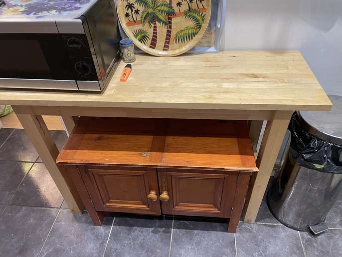 FreelyWheely Wooden worktop/shelf