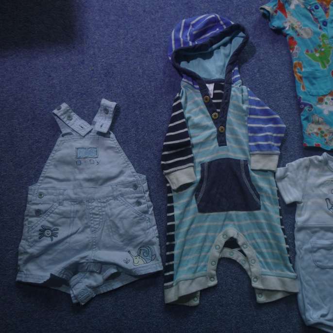 FreelyWheely Boys Baby Clothes 0 to 3 months.