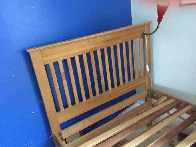 FreelyWheely Single bed John Lewis oak frame