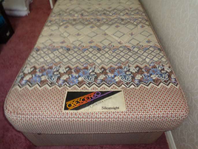 FreelyWheely Older style single divan bed no headboard