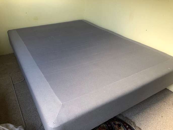 FreelyWheely Double bed from Ikea with padded topper