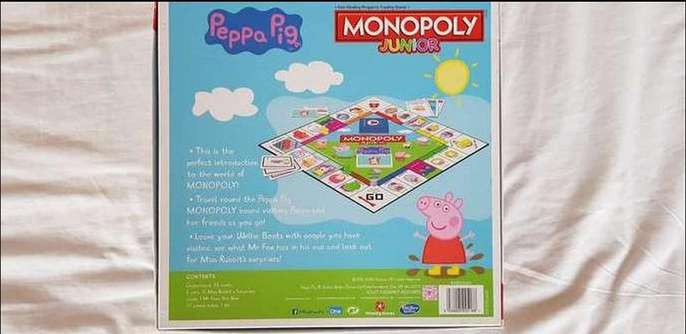 Monopoly Junior: Peppa Pig Edition, Brettspiel Für 2 - 4 Spieler...