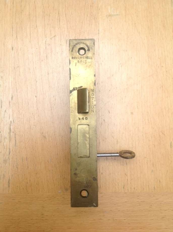 FreelyWheely Vintage Brass 2 Lever Mortise Lock By Parker Winder & A