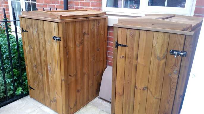 FreelyWheely Wooden Bin Store