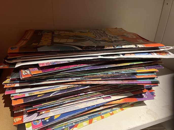 Comic Stack Pinterest FreelyWheely: Massive stack of “The Phoenix” comics