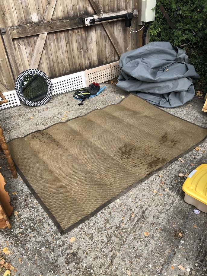 FreelyWheely IKEA hessian rug