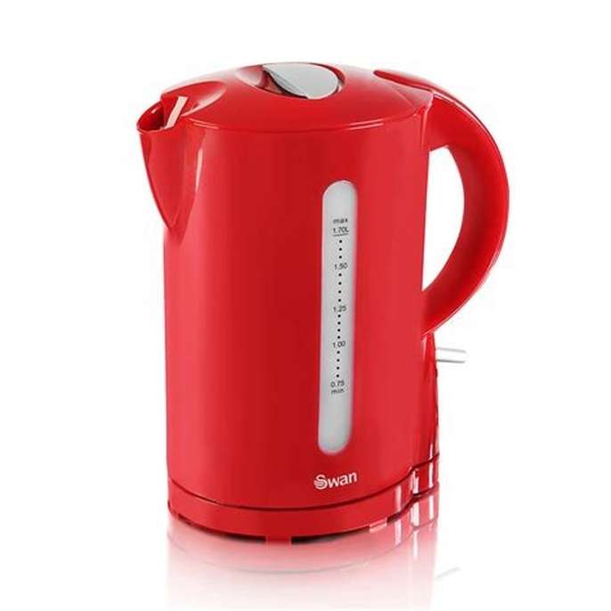FreelyWheely Swan 1.7 Litre Electric Jug Kettle Red