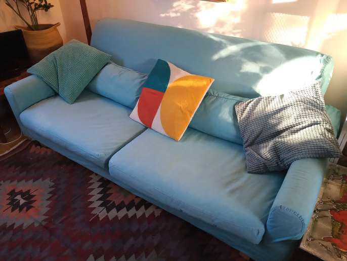 FreelyWheely Canterbury Ikea Nikkala 3 seater sofa + 2 covers