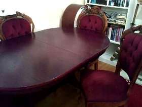 Freecycle Dining table and 4 chairs