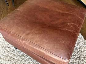 Freecycle 3 seater sofa and foot stool
