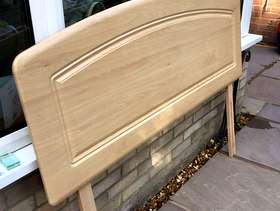 Freecycle 5ft / King size beech headboard