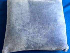 Freecycle Blue Furry Floor cushions