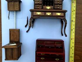 Freecycle Wooden dolls house furniture