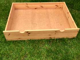 Freecycle Wooden Under bed storage container