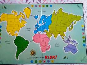 Freecycle Waddingtons Risk Strategy Board Game