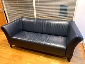 Freecycle IKEA Leather Sofa