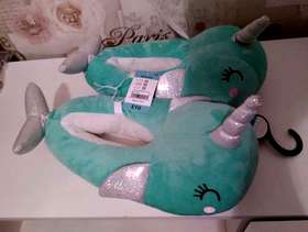 Freecycle Brand new with tag, dolphin unicorn slippers