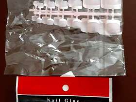 Freecycle Pack of Short Square False Nails 24 pcs