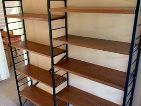 Freecycle 1960s ladderex book shelves