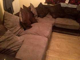 Freecycle Brown sofa