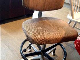 Freecycle Vintage upholstered revolving up&down chair