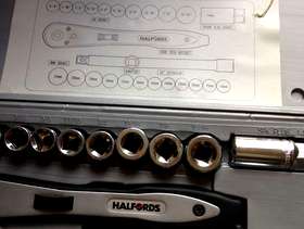 Freecycle Halfords socket set