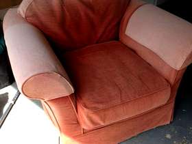 Freecycle Red armchair