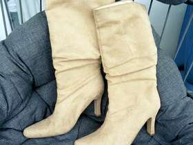 Freecycle Faux Suede boots size 7