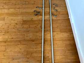 Freecycle Extendable Curtain Poles