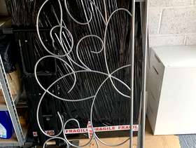 Freecycle Double bed metal headboard