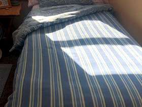 Freecycle Free Twin mattress with box spring and new metal frame