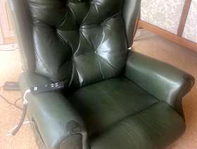 Freecycle Electric rise and recline leather chair