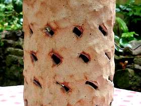 Freecycle Hand made lamp