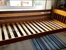 Freecycle Single pine bed