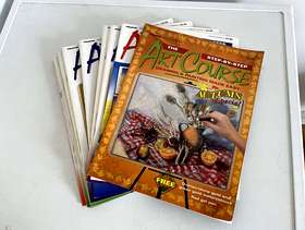 Freecycle ART COURSE MAGAZINES, 13 copies