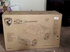 Freecycle Black Chevy Silverado CHILD Ride Along Truck