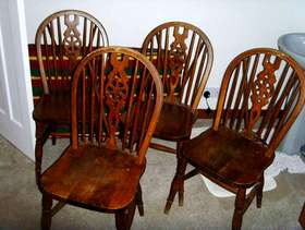 Freecycle Dining room chairs