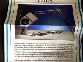 Freecycle Daylight magnifying lamp