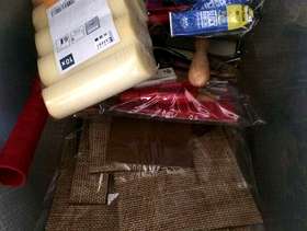 Freecycle Bag of equipment for Lino printing