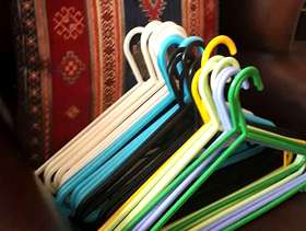 Freecycle 32 plastic coat hangers