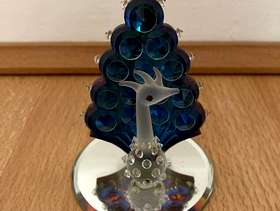 Freecycle Peacock Mirror Base Ornament